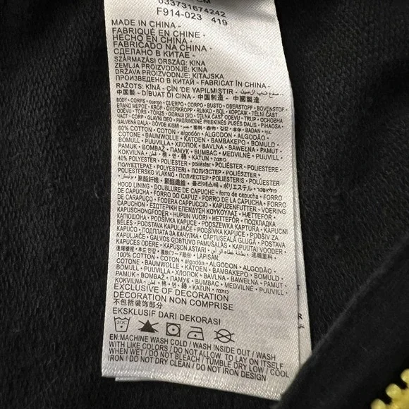 Nike Baby Hooded LeBron One Piece Zip Black Yellow Newborn Basketball Lakers - Picture 5 of 5